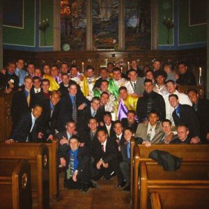 SAE ILGA Kappa Class initiation at Levere Memorial Temple